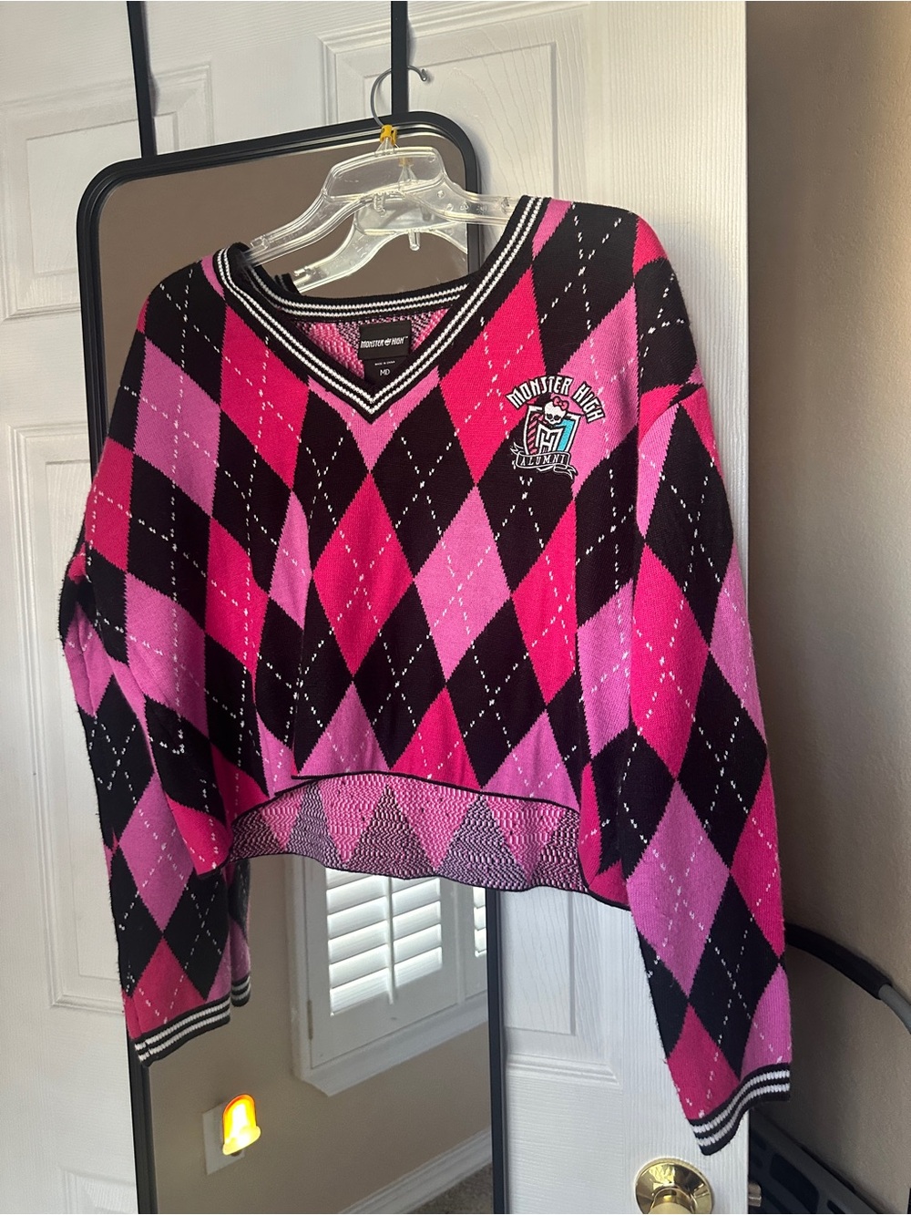 Monster High Argyle Skimmer Sweater
